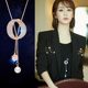 Autumn and winter sweater chain long pearl necklace 2025 new hot style atmospheric high-end luxury niche accessories