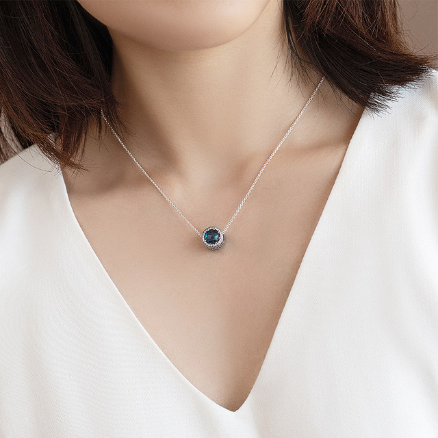 Pandora heart of the Sea necklace Suit ZT0139 dark blue girl
