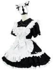 cosplay nữ sinh sexy Mèo hầu gái trang phục cos lolita đen trắng cổ điển tạp dề chuông dễ thương gợi cảm lolita Plus size cosplay hầu gái 18 cosplay hầu gái anime 