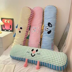Long Pillow for Sleeping, Removable and Washable, Suitable for Bedroom or Dormitory, Leg Pillow for Side Sleeping, Cushion for Boys and Girls