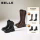 
Belle women's shoes small V boots tall elastic boots plus velvet slim boots