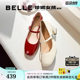 Cherry Amber Song Yuqi same style Belle Cherry Mary Jane shoes new thick high heel shoes D7L1DAQ5