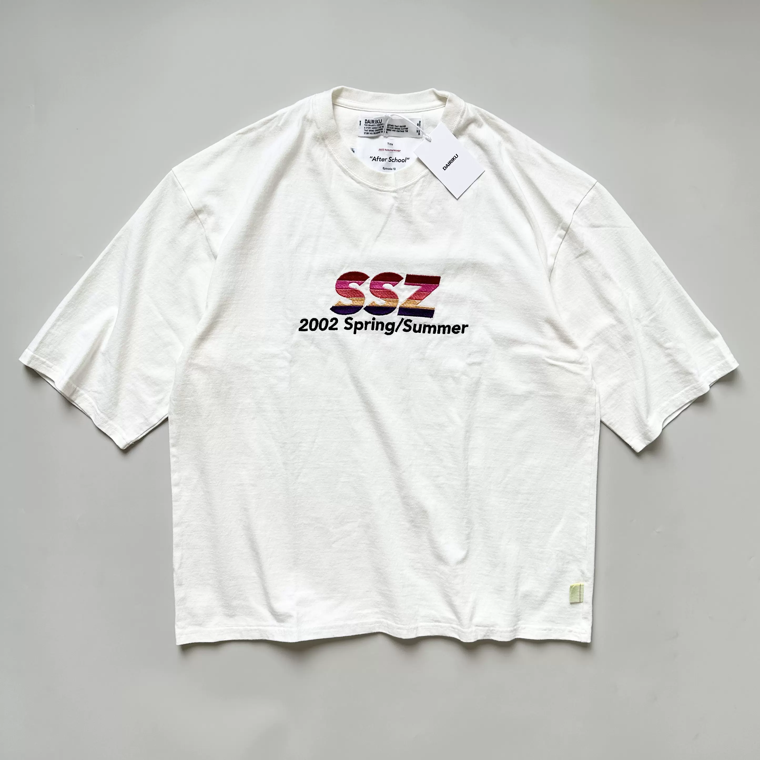 成都现货DAIRIKU x SSZ EMBROIDERY VINTAGE 复古日本制短袖T恤-Taobao