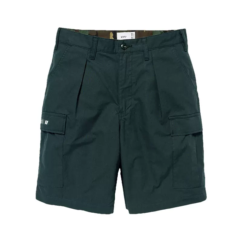 折扣现货WTAPS MILS9601 SHORTS COTTON.RIPSTOP工装口袋短裤24SS