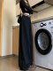 Large size black wide-leg jeans for women in autumn 2024 new loose high waist slimming versatile straight-leg mopping pants