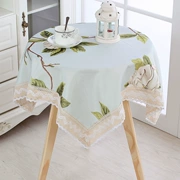 Bàn ăn vải hiện đại đơn giản khăn trải bàn hình chữ nhật vuông nhỏ bàn tròn khăn trải bàn phong cách Châu Âu phòng khách bàn cà phê khăn trải bàn