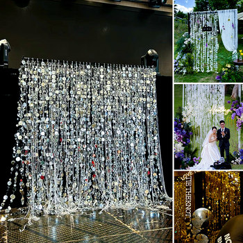 Background fabric silver glossy outdoor indoor bracket