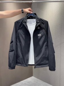 
Men's jacket new 2025 hot trendy brand workwear stand collar jacket handsome men's spring and autumn outdoor casual top