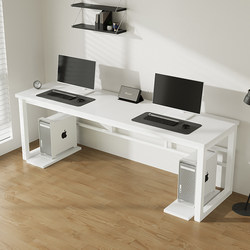 Double-Person Desktop Computer Desk with Thickened Tabletop, Long Desk, Workbench, Side-By-Side Gaming Desk, 2m Long Table, Student Desk