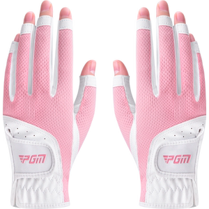 PGM Golf Gloves Women's Fingerless Summer Breathable Women's Club Anti-Slip Special Women's Gloves Women's Hands
