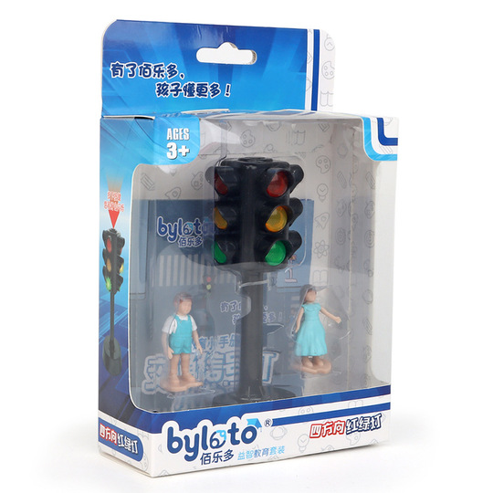 Générique – Feu De Signalisation Lumineux Interactif Avec Simulateur De Passage Piéton – Jouet éducatif ABS, Clignotant, Minuterie 18s, Hauteur Réglable – Pour Apprendre Le Code De La Route En S’amusant