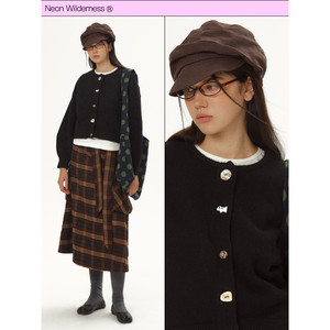 Neon Wilds PerfectDays Puppy Button Sweater Cardigan