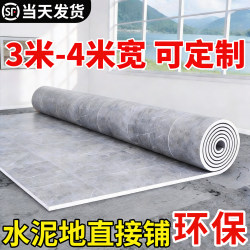 3.3m Wide Household Floor Vinyl, Thickened, Wear-Resistant, Waterproof, Non-Slip, Directly Laid on Cement Floor, Pvc Plastic Floor Mat