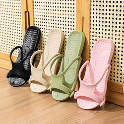 Couple Travel Slippers for Women, Foldable, Portable, Suitable for Travel, Business Trips, Bathroom Use, Non-Slip, Disposable, Special Slippers