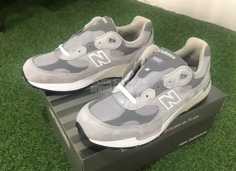 美产New Balance NB 992 M992GR 992TN/MC 元祖灰余文乐慢跑鞋-Taobao