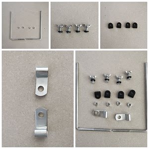 
Electric motorcycle windshield bracket windshield accessories iron black clip iron rod accessories installation base