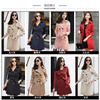 Windbreaker women,s mid-length spring and autumn 2022 new korean version of british style coat small ladies women,s popular coat