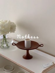 Nothess Retro Vintage Style Wooden Ear Tray Vintage Photography Decoration Storage Desktop Ornament