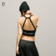 
SMILE DDD hollow halter neck vest chest pad beautiful back elastic breathable sports hot girl jazz dance suspender vest