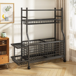 Fitness Equipment Storage Rack, Household Sports Bottle Dumbbell Rack, Foam Roller Yoga Mat Storage Rack, Movable Basketball Rack