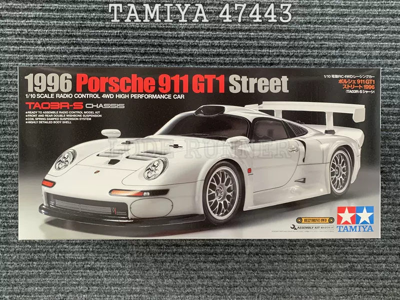 田宮遙控電房1/10 保時捷911 GT1 TA03RS 47443-Taobao