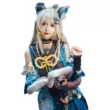 Genshin Tác Động cos Yan Yumao Bạn Tề Liangliang cosplay nữ trò chơi trang phục phim hoạt hình Bộ C phù hợp với nguyên bộ còn hàng cosplay genshin Genshin Impact