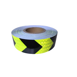 Arrow reflective motorcycle anti-collision guide film