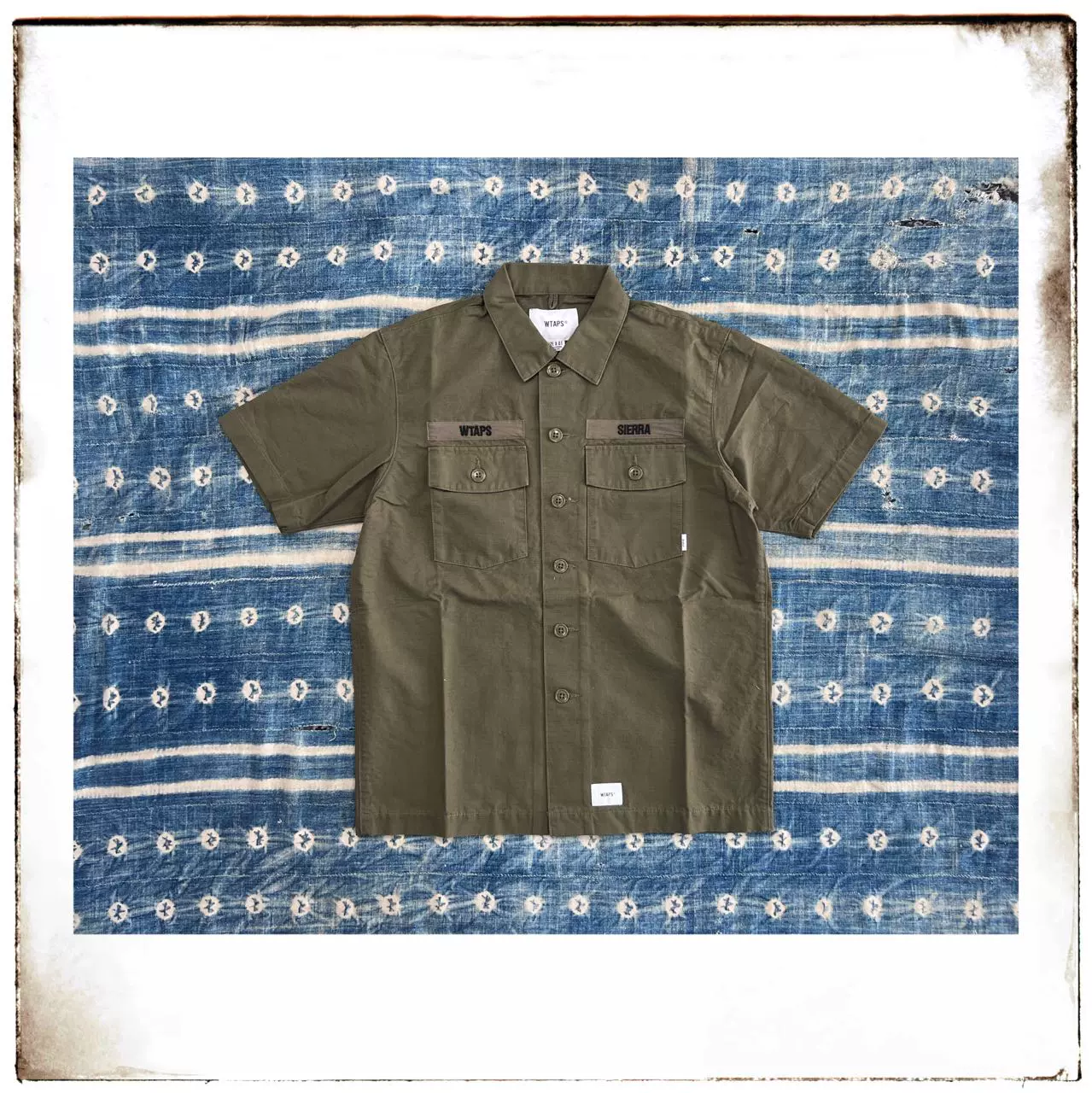 现货 WTAPS 19SS BUDS S/S SHIRT.COTTON.RIPSTOP 军事风两袋衬衫-Taobao