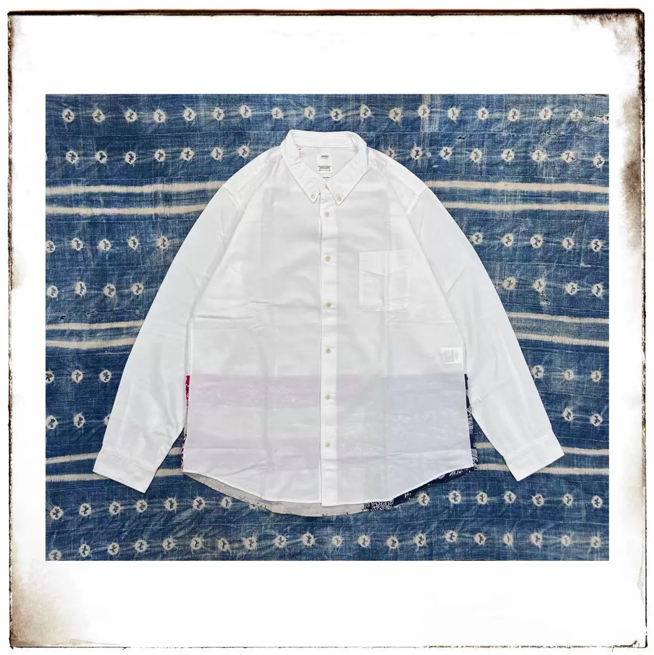 现货 VISVIM 19SS SPOTITEM LUNGTA SHIRT L/S STARS国旗古布衬衫-Taobao