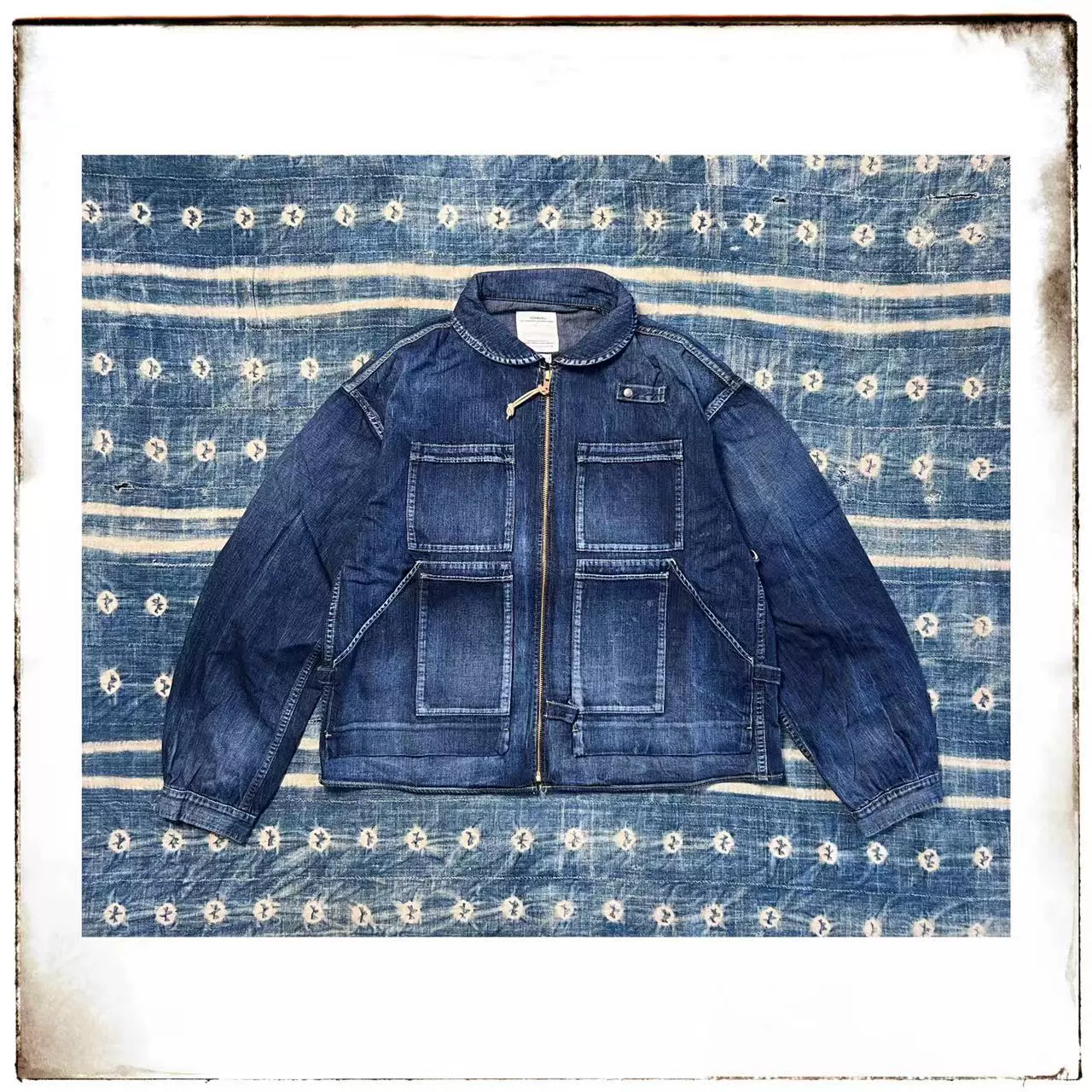 現貨VISVIM 20SS SS ENFIELD HUNTING JKT DRY DENIM 牛仔短夾克-Taobao