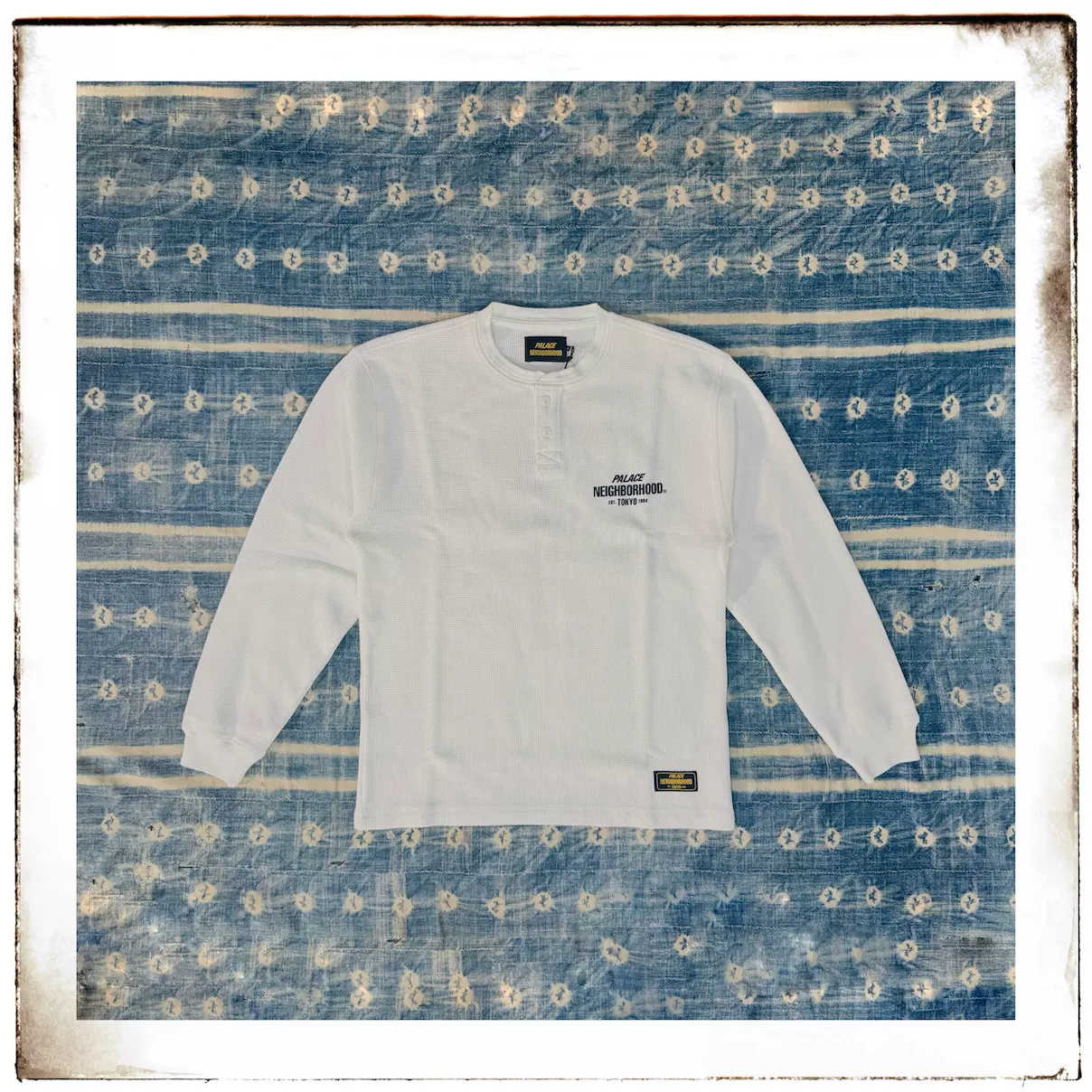 Palace x Neighborhood Waffle Jersey White Men's - FW25 - US PALACE