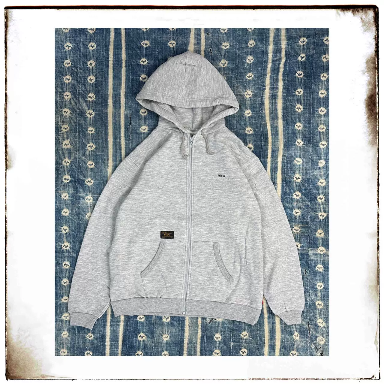 现货 WTAPS 17AW HELLWEEK ZIP UP SWEATSHIRT.COPO 拉链帽衫卫衣-Taobao