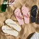Flip-flops for women to wear in summer, black flip-flops, non-slip, bathroom bathing, beach, seaside splints, swimming flip-flops