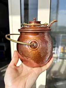 銅壺 置物 銅製 竜把鎏金壺 茶壺 酒壺 装飾品 工芸品 美術品 銅壺 置物 銅製 竜把鎏金壺 茶壺 酒壺 装飾品 工芸品