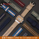 Waterproof nylon canvas watches adapting to Casio retro electronic cubes A158WA-1/A168/F-91
