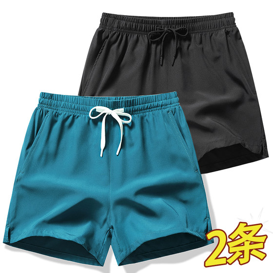 
Clearance and pick up the gaps in foreign trade withdrawal ice silk sports shorts men's thin style breathable loose fitness casual running three-point pants