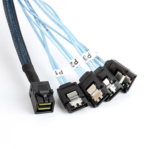 
Applicable to LSI array card mini sas hd8643 to 4sata forward 12G hard disk backboard motherboard reverse wiring