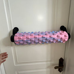 Suction Cup Foam Roller with Stand Yoga Equipment Suction Cup Type Roller Muscle Relaxation Massage Wolf Tooth Fitness Equipment