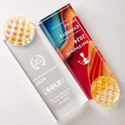 2025 Sunward High-End Crystal Trophy Competition Event Annual Meeting Commemorative Crystal Trophy Processing Competition