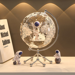 Globe Ornament with a Light Luxury and High-End Feel, Unique Astronaut Design, Suitable for Girls and Boys Aged 12, Birthday Gift, Housewarming