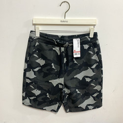 Genuine Baleno Baleno men's summer drawstring camouflage printed knitted casual sports shorts 88009029