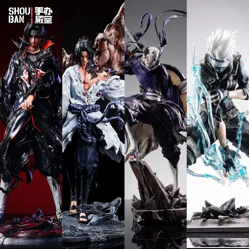 火影忍者铁幕手办1/8比例卡卡西GK模型鼬佐助手办景品日本动漫周边模型