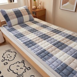 Mattress Soft Cushion Milk Velvet Tatami Mattress Pad Quilt Base Single Student Dormitory Thickened Bed Protector Mattress Pad