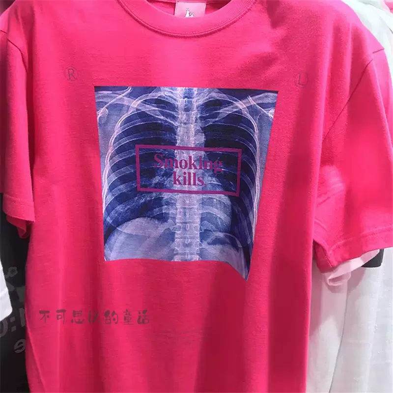 FR2 X-Ray Smoking Kills Tee 梅限定兔子X光短袖男T恤女情侣夏-Taobao