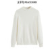PEACEBIRD Men's Casual Sweater Solid Color Sweater Warm Inner Knitted Sweater Fashionable Sweater Men's Wool Pullover