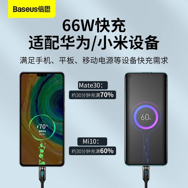 Baseus 100w data cable 88W/66W super fast charging typec digital ...