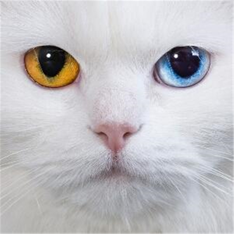 异瞳又称鸳鸯眼,简单来说就是两只眼睛瞳孔颜色不一样