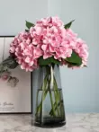 Cao cấp hoa cẩm tú cầu mô phỏng bó hoa khô đơn nhân tạo hoa trang trí bàn phòng tắm hoa trang trí Bắc Âu nhựa hoa giả hạc lộc bắc hoa giả cầm tay cô dâu Cây hoa trang trí