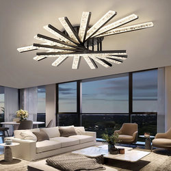 Living Room Lamp, Light Luxury, High-End Feel, New Italian Minimalist Style, Classy and Grand, Main Hall Ceiling Lamp, Whole House Lighting Package