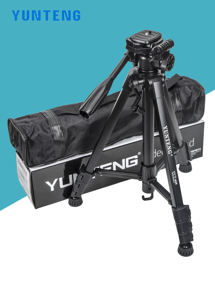 Yunteng 668 Tripod for Nikon Z30 DSLR Cameras Aluminum Alloy